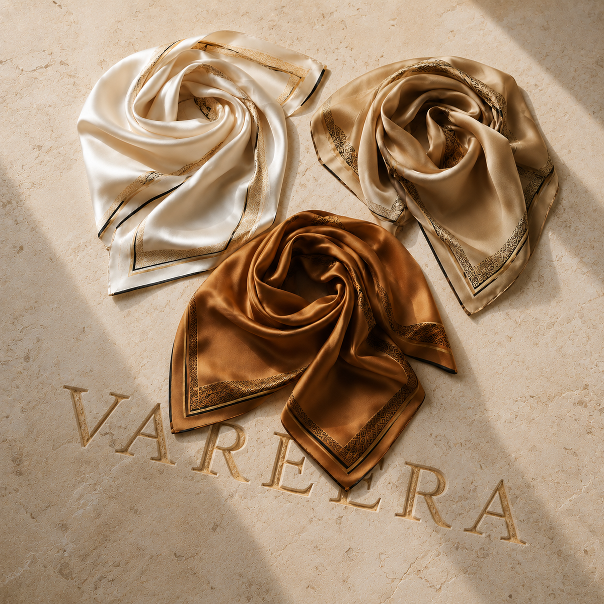 Collection de foulards satinés pour femme VAREERA