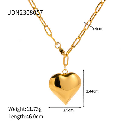 Collier Cœur Doré — Impérial